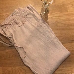 Sandro Linen Pants